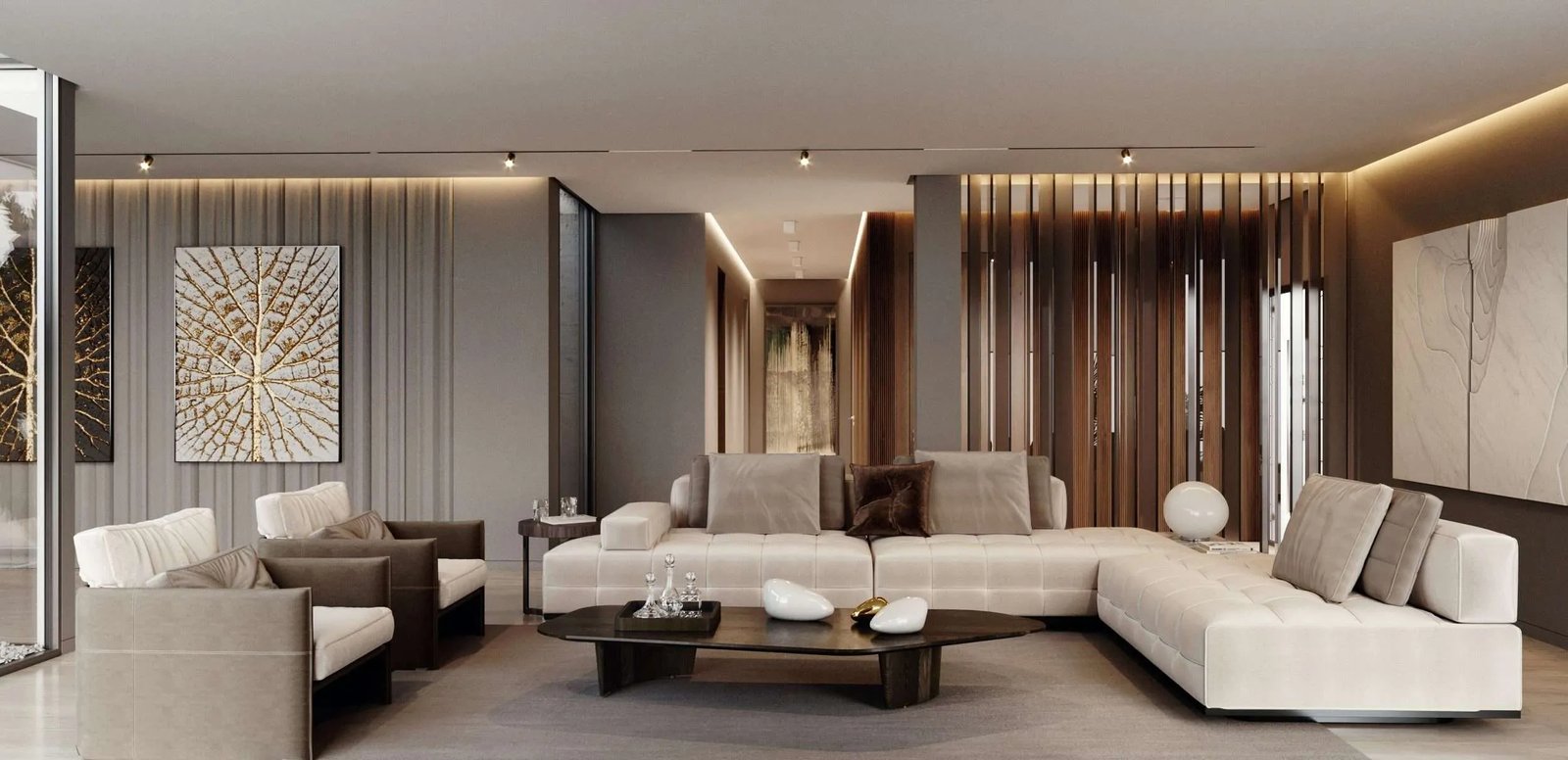 Aménagement Intérieur avec rendu 3d 1