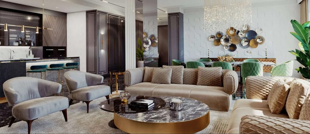 Aménagement Intérieur avec rendu 3d 3